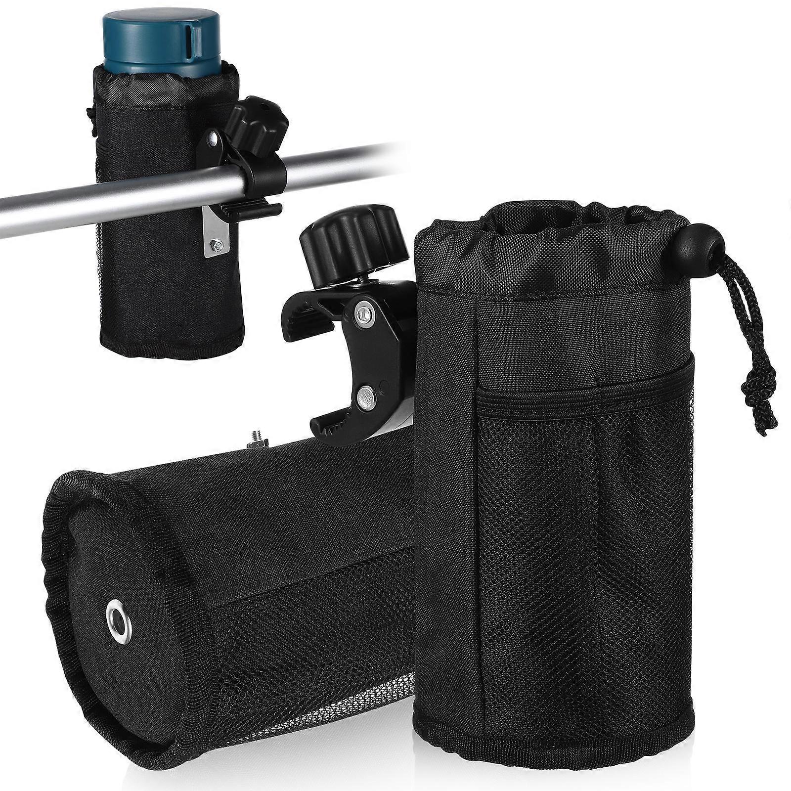 The **"2pcs Bike Cup Holder Multifunctional Clip Bottle Holder For Water Bottles And Cans Design For Bicycles Scooters And Walkers"** is a practical