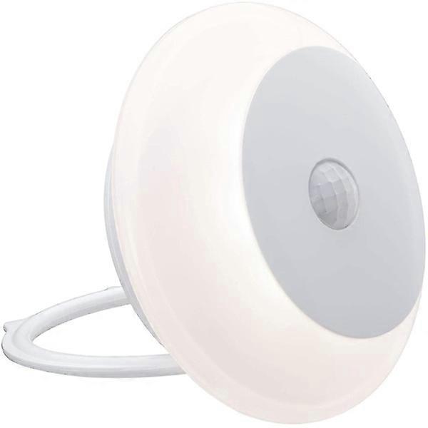 Veilleuse mobile LED Viby carré 0,7 watt avec détecteur de mouvement plastique blanc 3000 K blanc chaud, (wh