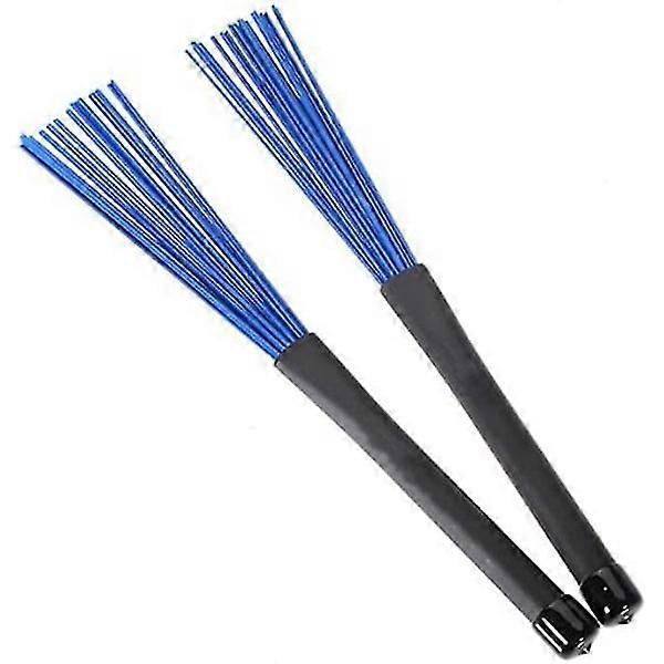 Pair of Drum Brushes Jazz Brushes Jazz Rock Drum Brushes (blue)