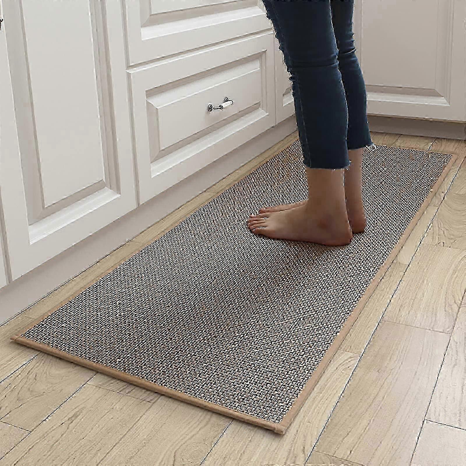 سجادة مطبخ مقاومة للماء غير قابلة للانزلاق ، حصيرة أرضية قابلة للغسل للديكور المنزلي ، طريق سريع مضاد للتعب