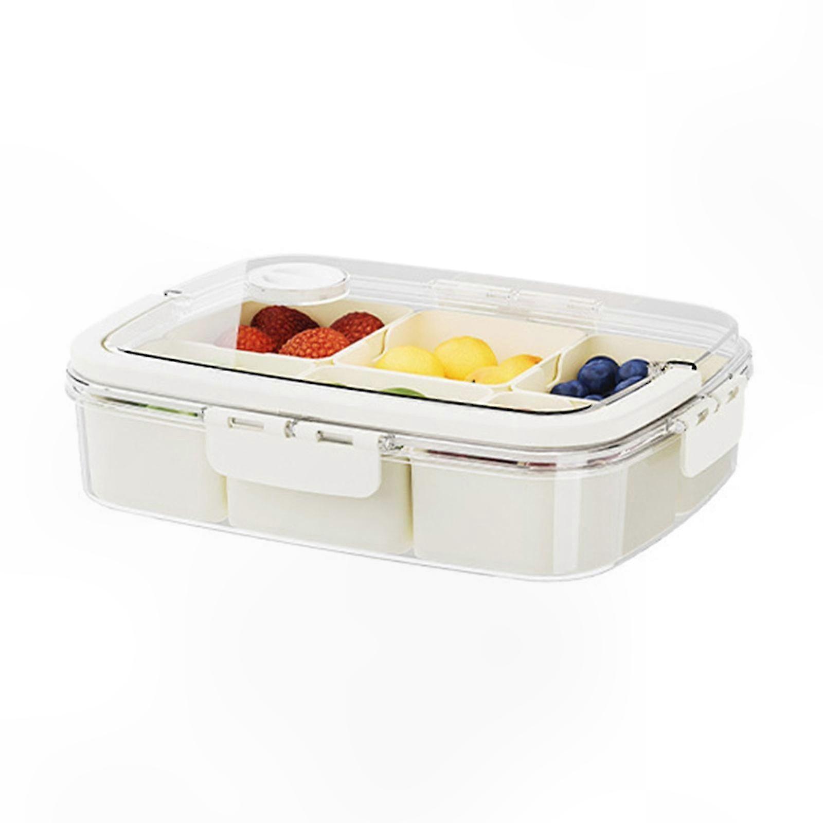 Space Saving Refrigerator Organizers Freshness Preserving Refrigerator Container Set Clear Food Organizers with Lids