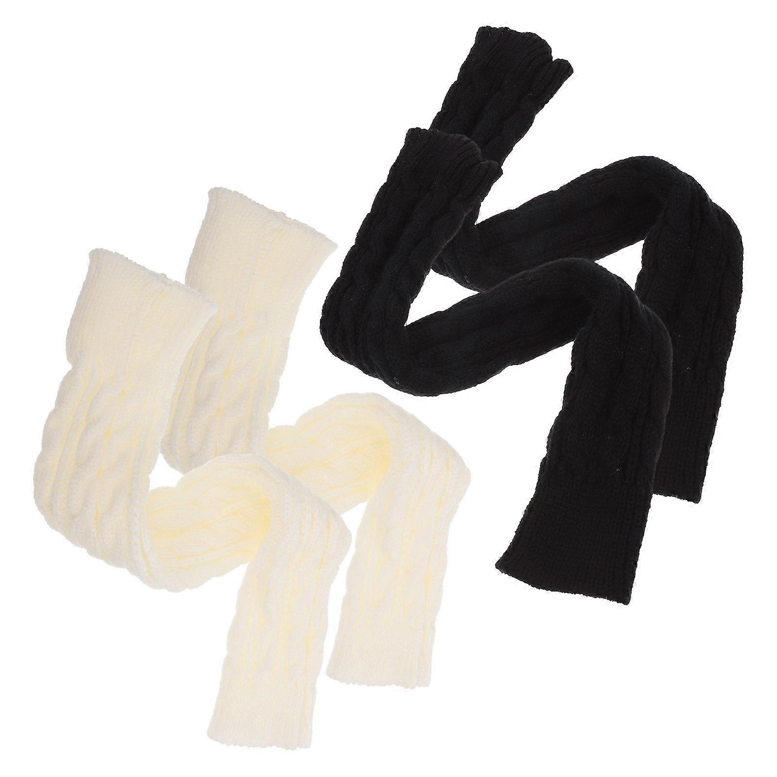 Women Half-Finger Sleeves Assorted Color Cold Weather Protection 4Set