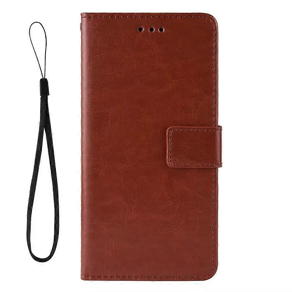 Xiaomi Redmi 13 Case, with Card Slot, Stand Feature, Leather Pouch Protective Cover for Xiaomi Redmi 13 (Brown) Xiaomi Redmi 13 Brown