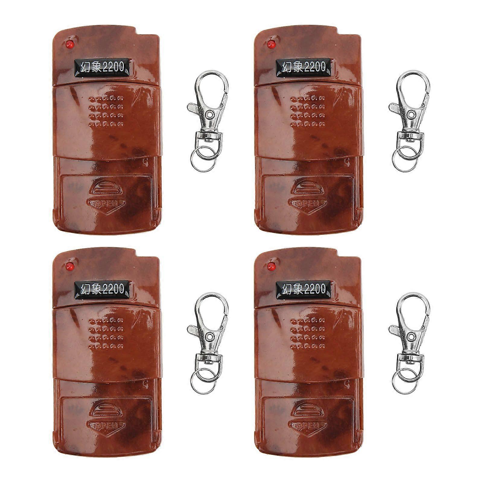 Smart remote key fob 330MHz 4 channel for gate garage door