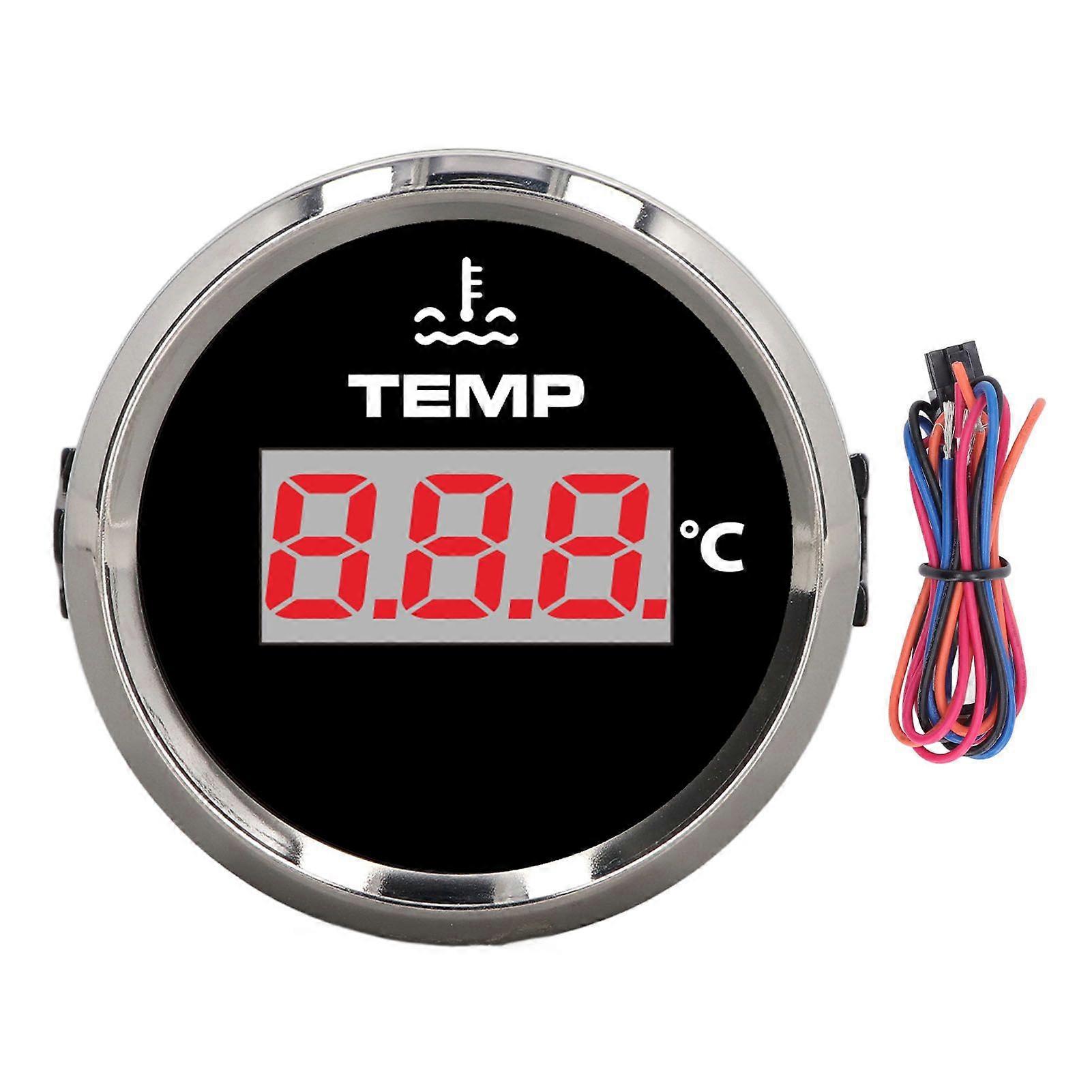waterproof temp meter 52mm digital with backlit display