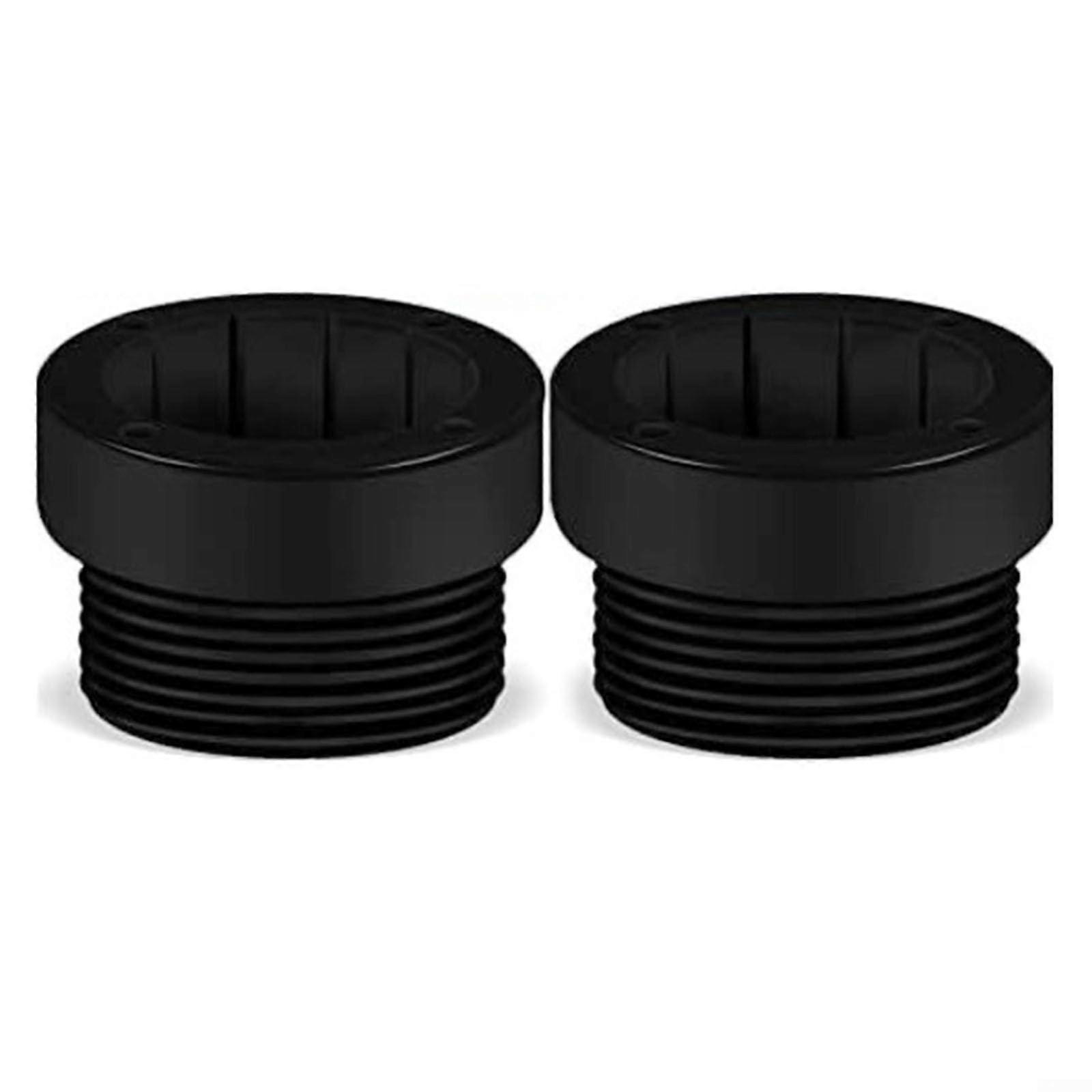 Vejrbestandige plaststabilisatorærmer til 9ft poolparaply, sort farve, holdbar beskyttelse mod skader
