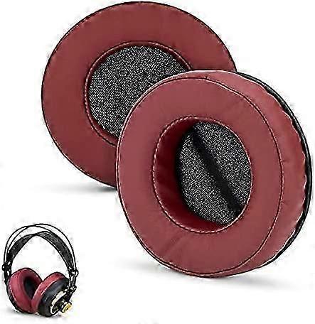 Round Replacement Memory Foam Earpads - Suitable for Many Other Large Over The Ear Headphones - Sennheiser, AKG, HifiMan, ATH, Philips, Fostex, Sony