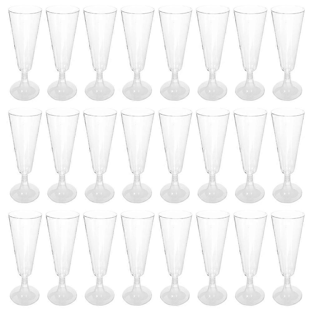 40pcs Cocktail Goblets Party Champagne Goblets Unbreakable Drinking Wine Flutes(150ml)