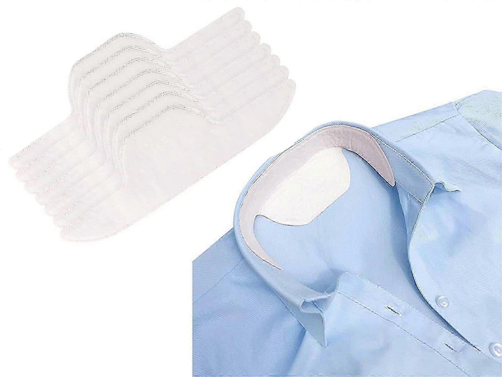 40Pcs Disposable Collar Protector Self Adhesive Neck Sweat Pads Collar Liner