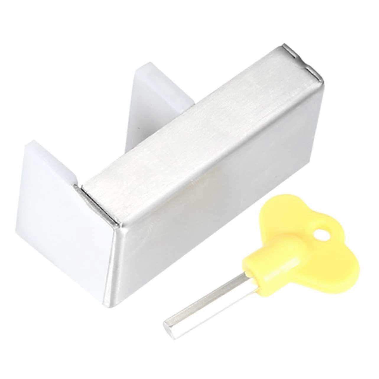 1Satz Schiebefensterschloss For Child Safety Windows And Sliding Doors With Key, No Drill Installation, Elevated Security