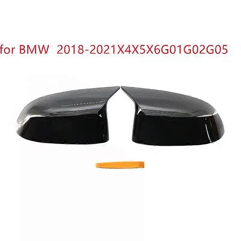 Apply Suitable for replacing the rearview mirror housing of the new BMW X3, X4, X5, G01, G02, and G05 with carbon fiber pattern horns