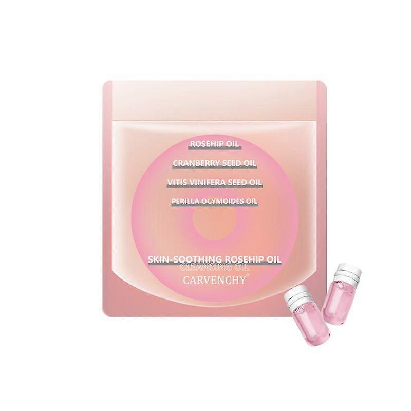 Cleansing Oil Mini Makeup Remover - Portable Travel Size 20 Bottles, Natural Deep Cleanser Facial Double Control Cleansing Oil for Face, Gentle Skinca