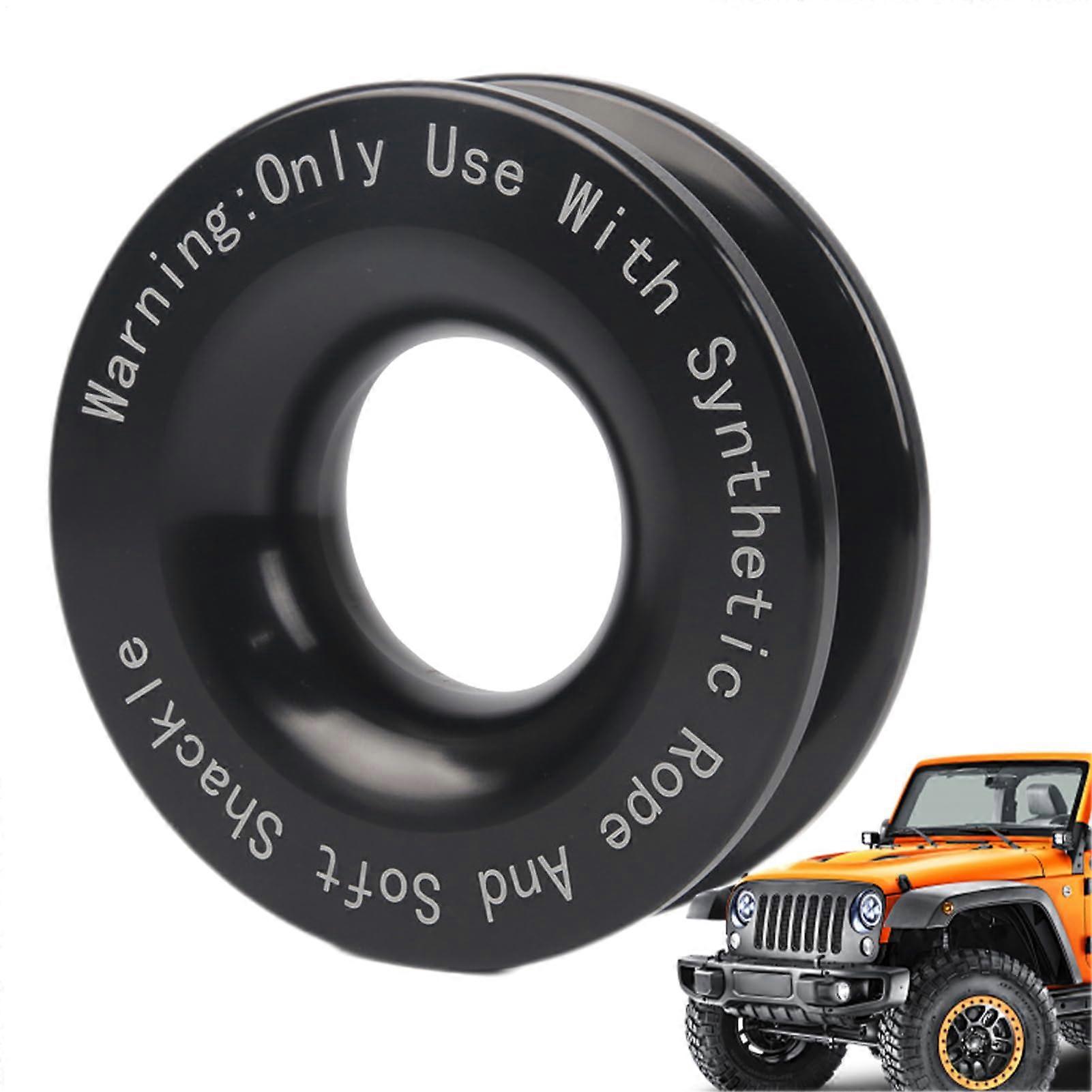 Recovery ring 41,000 lb – Amusement ride restoration, soft shackle, heavyduty, accessory kit for offroad winch