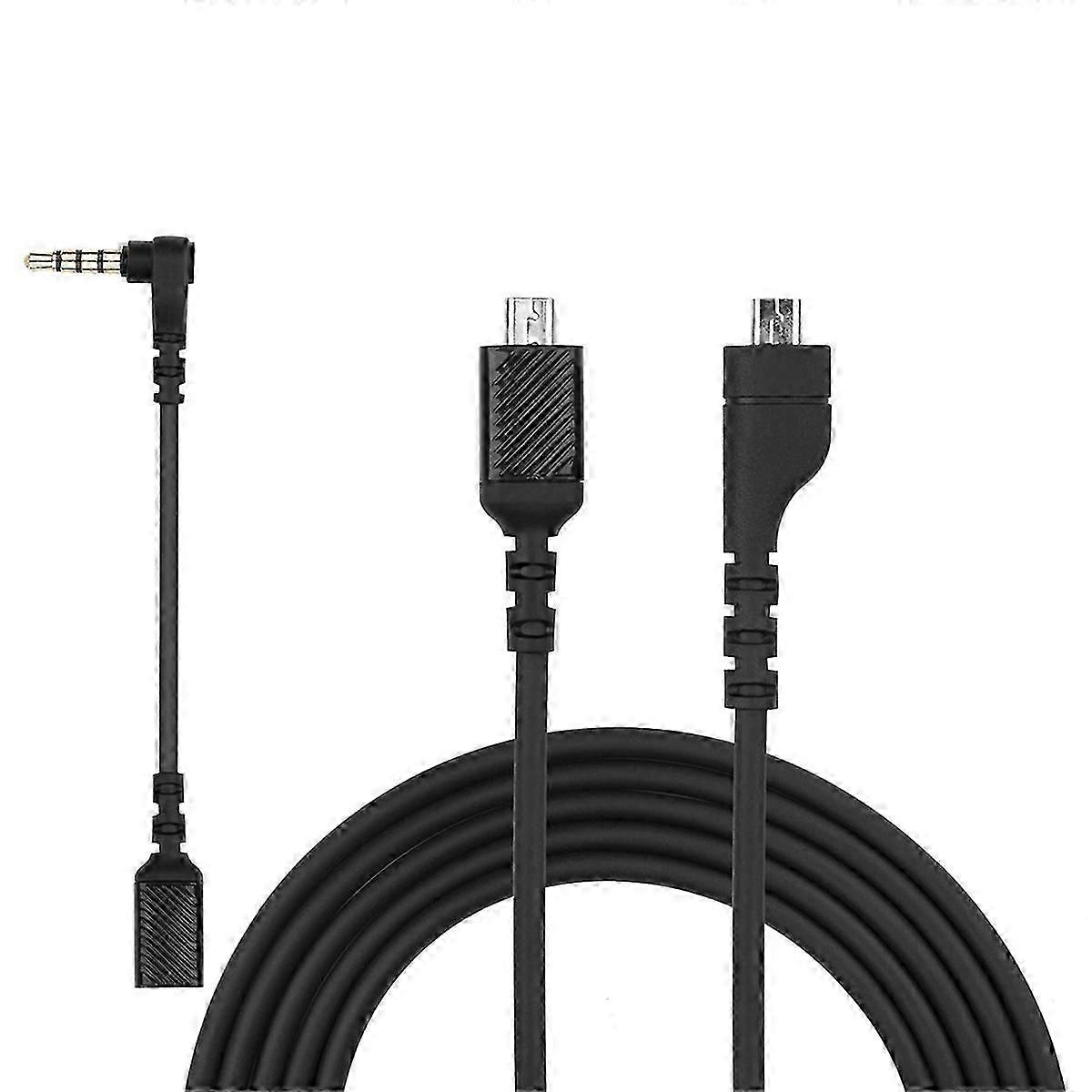 Replacement Cable Supporting RGB Game Cord for Arctis 3 5 7 Pro + Plus Wired Wireless Gaming Headset