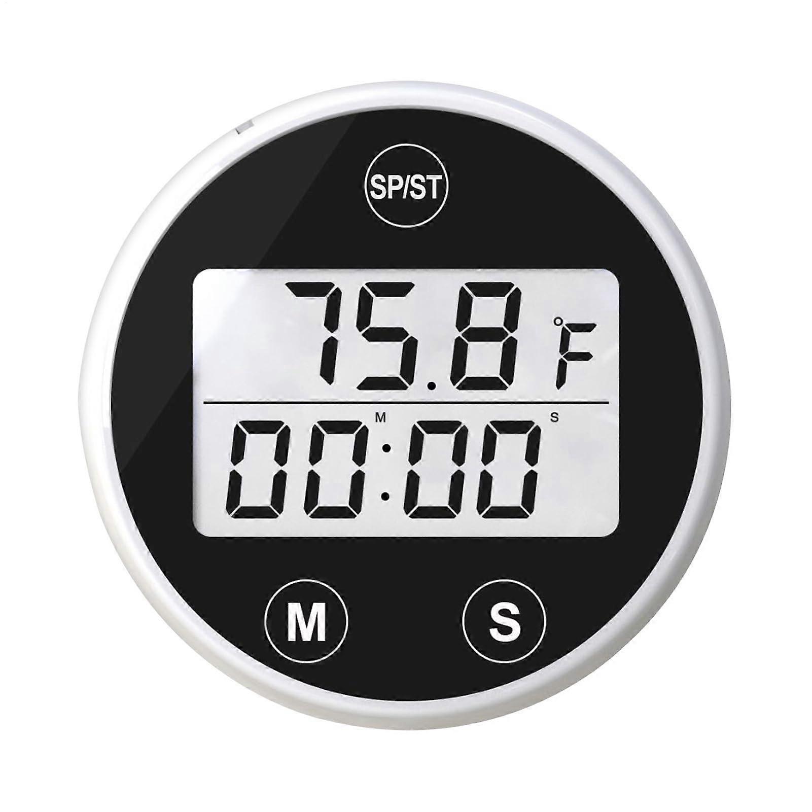 Wasserthermometer - Floating Waterproof Garden Thermometer with Timer, Easy-to-Read Display for Outdoor Use