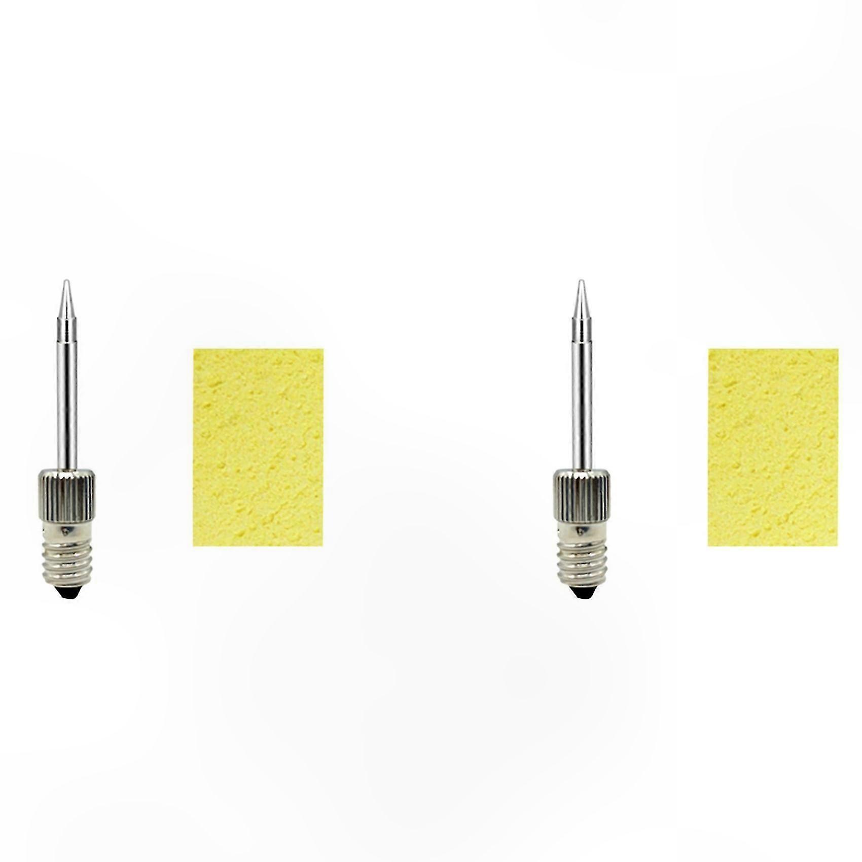 USB Soldering Iron Head with E10 Interface Threaded Replacement Tip for Battery Powered Tools