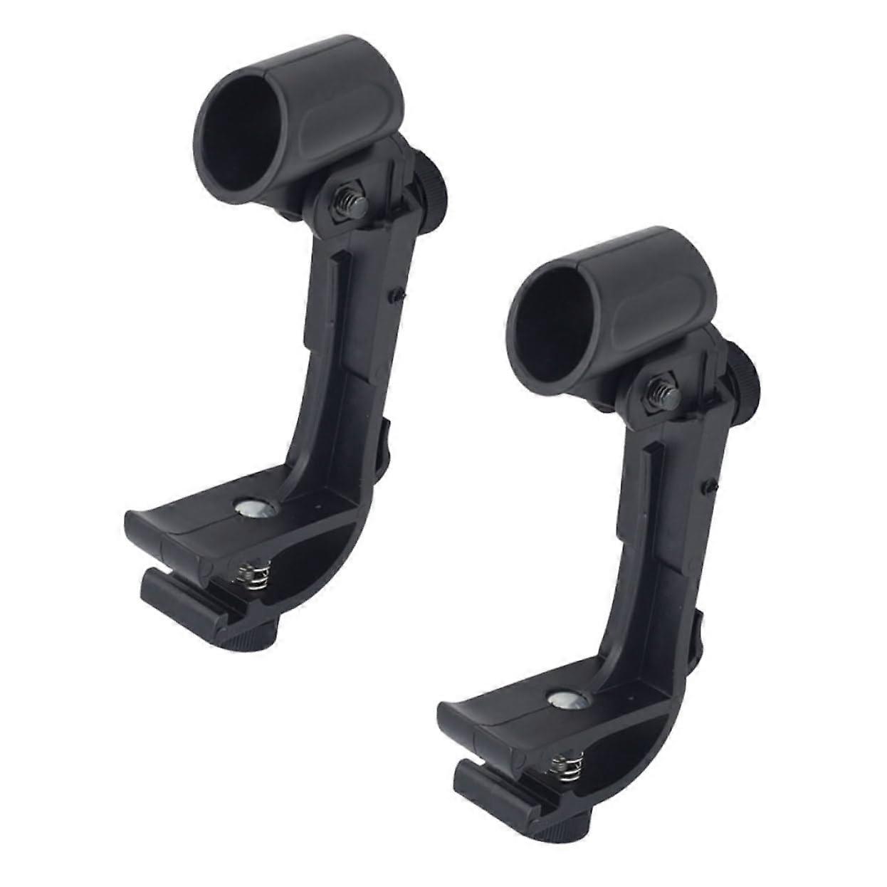 2-Piece Microphone Clip Drum Mic Clip Holder For Percussion Instruments - Easy Mount, Fits Most Standard Drum Rims