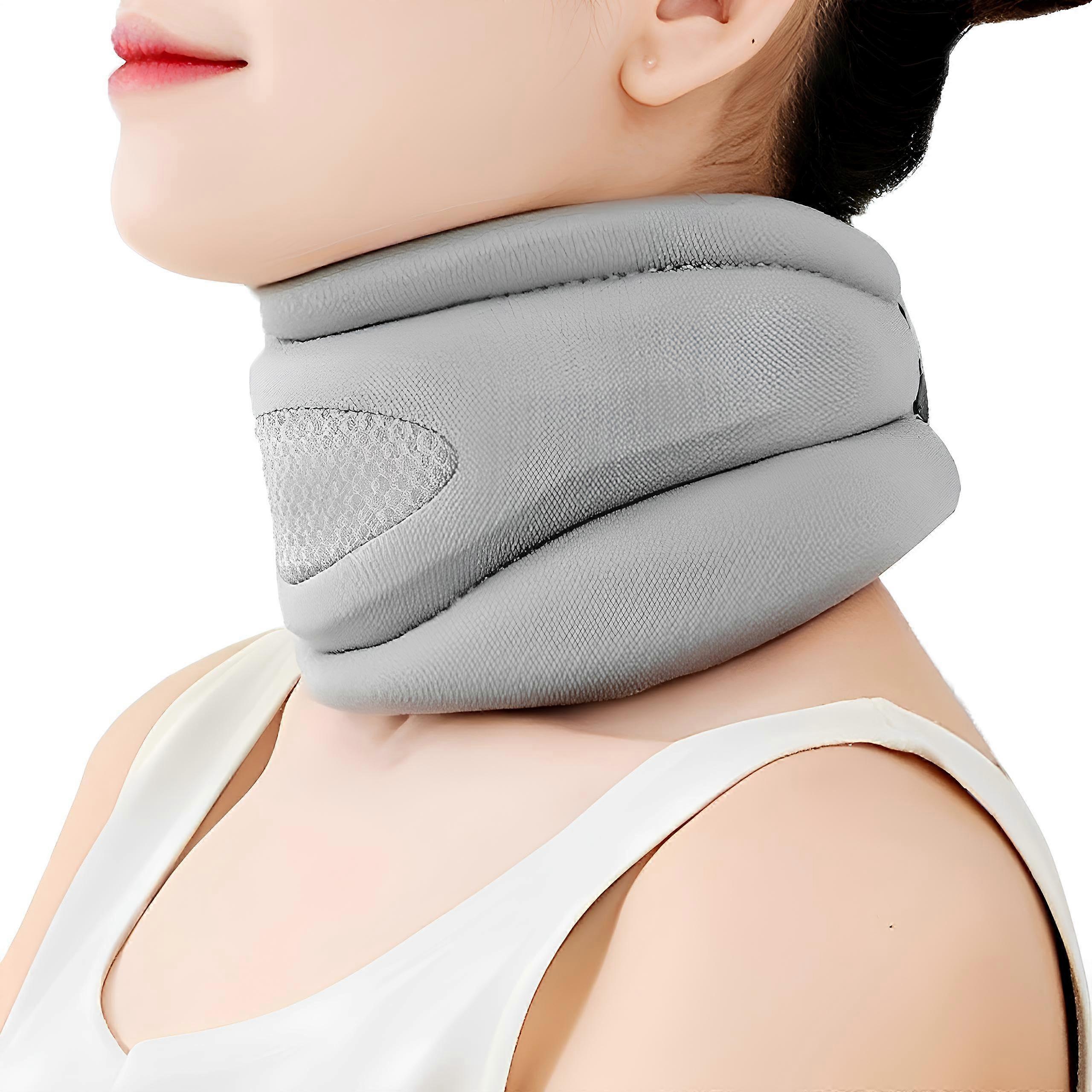 Neck Brace for Sleeping, Soft Foam Neck Support, Adjustable Cervical Collar for Spine Relief
