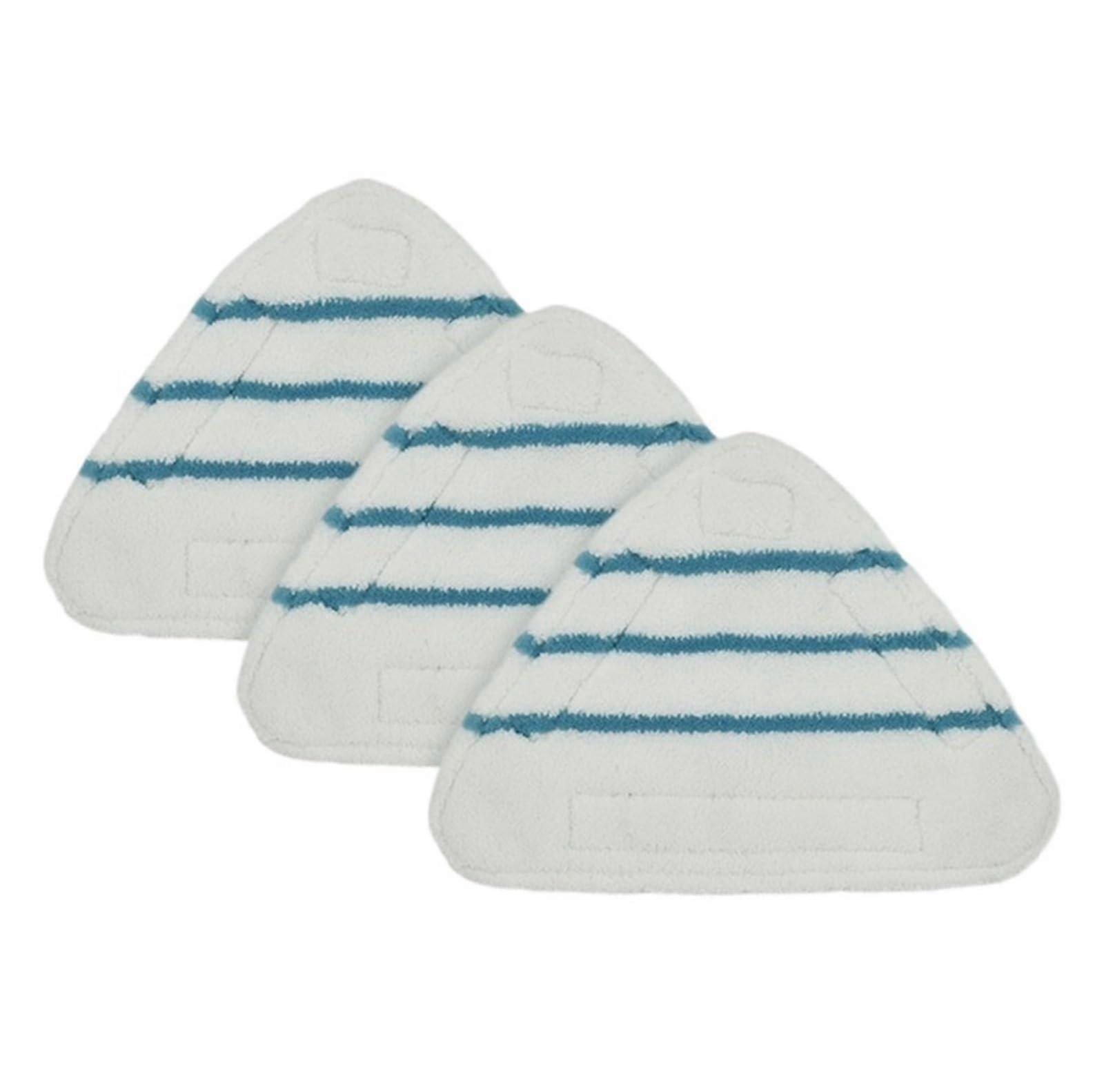 3Pack Replacement Pads for Steam Mop, Triangular, Washable