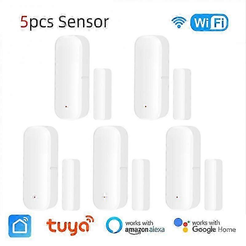 Tuya Wifi Zigbee Smart Door Sensor Tuya Smart Life APP Control Door Window