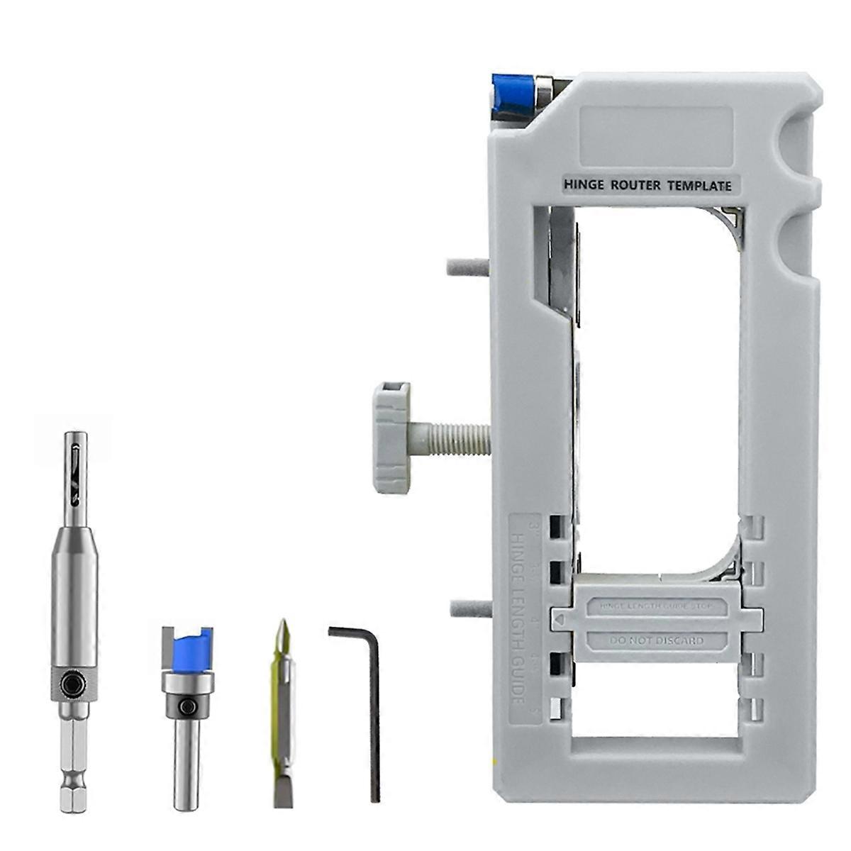 Door Hinge Jig Door Hinge Mortiser Hinge Installation Kit Door Hinge Router Template for 3 Inch to