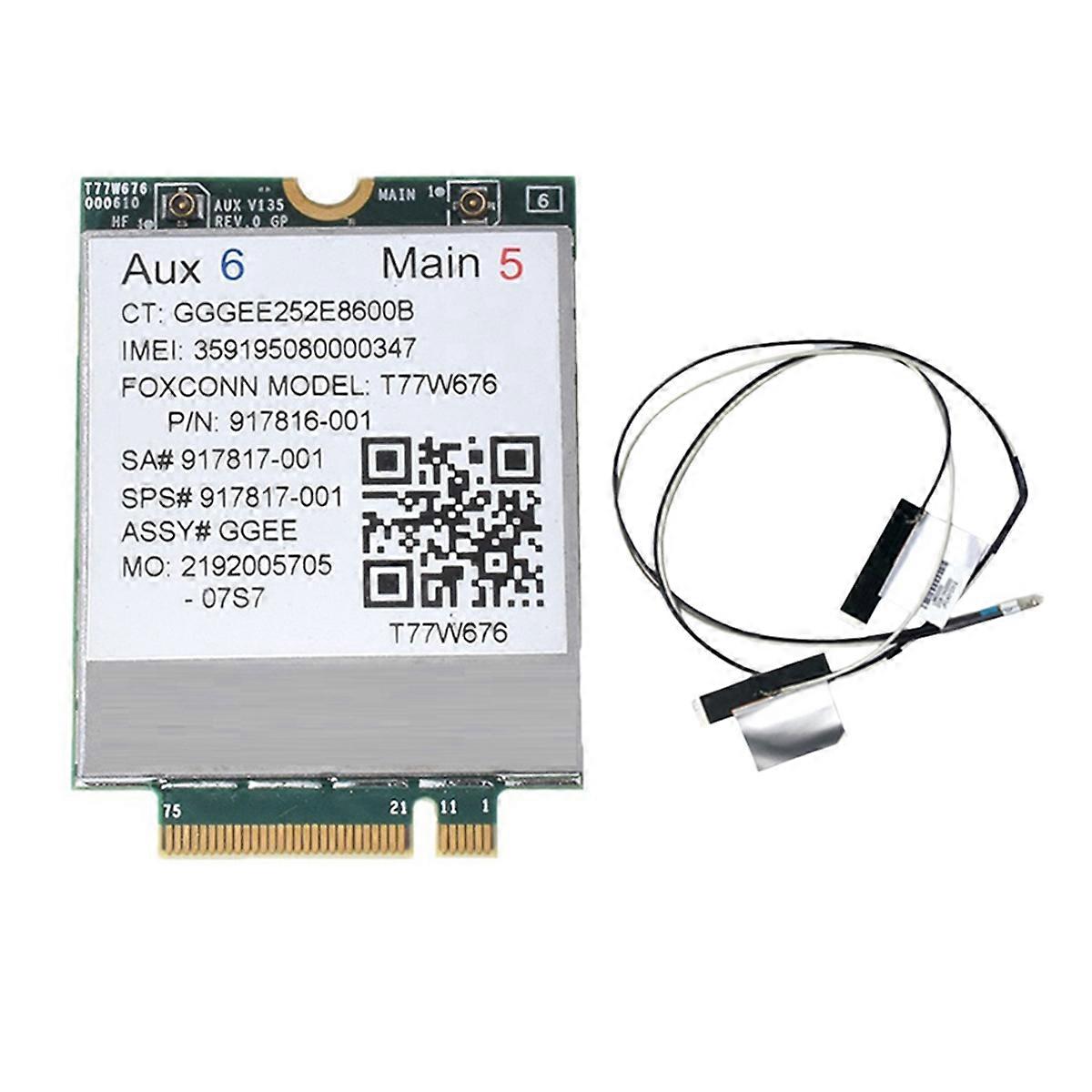 T77W676 4G Module LT4220 4G WWAN Card+2XAntenna 917817-001