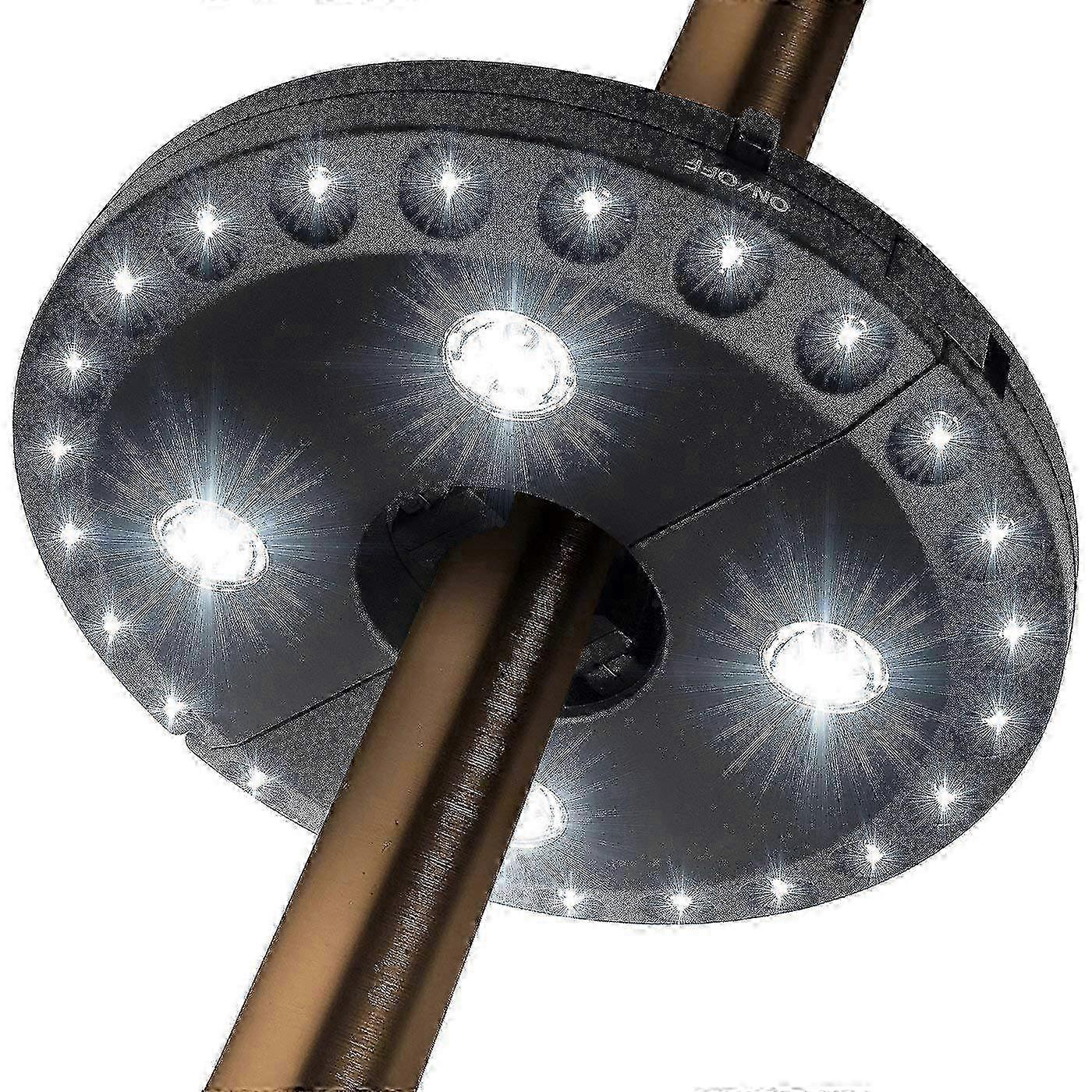 28 LED Wireless Battery Powered Garden Umbrella Light with 3 Adjustable Brightness Modes for Outdoor Use