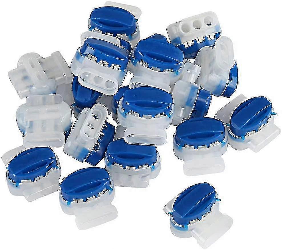 20 Pack Plastic Waterproof Cable Connector Ideal For Lawn Mower