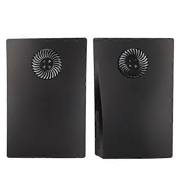 Front Plates for PS5 Dust and Scratch Resistant Replacement Front Plate with Heat Dissipation Port for PS5 Disc Version