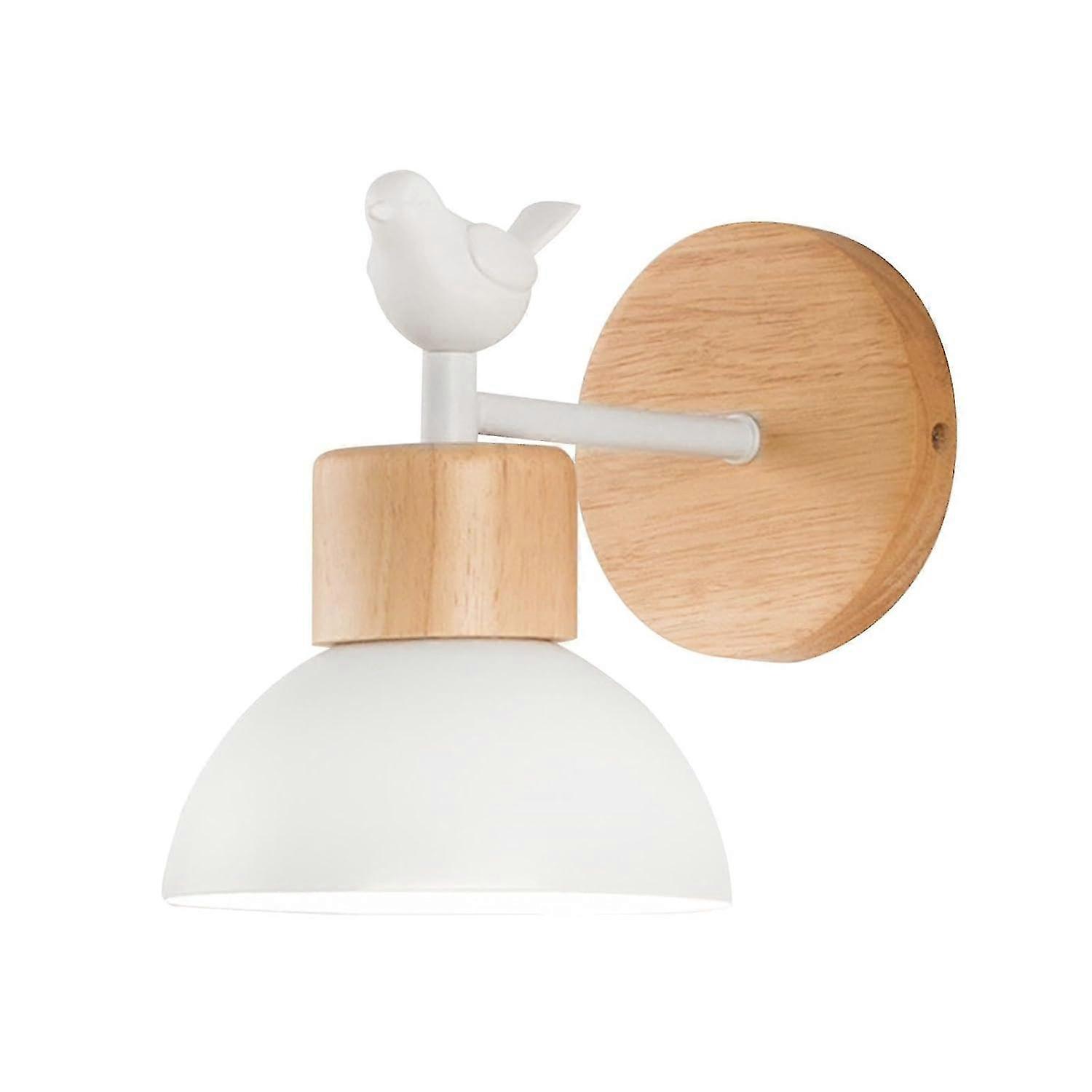 Scandinavian Bird wall lamp with metal shade for indoor lighting in...
