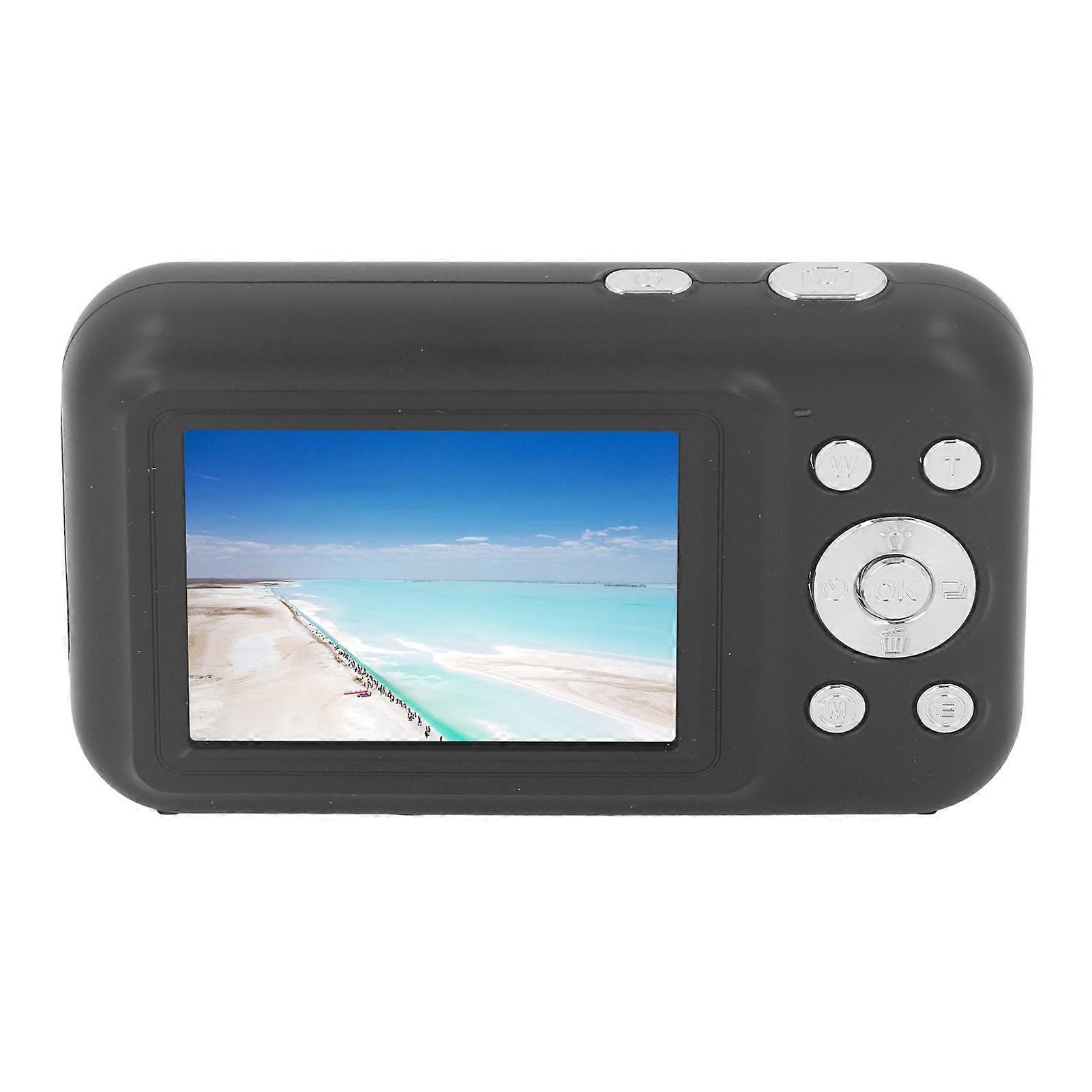 44MP 2.5K Digital Camera 2.4" IPS Screen 16X Zoom Black