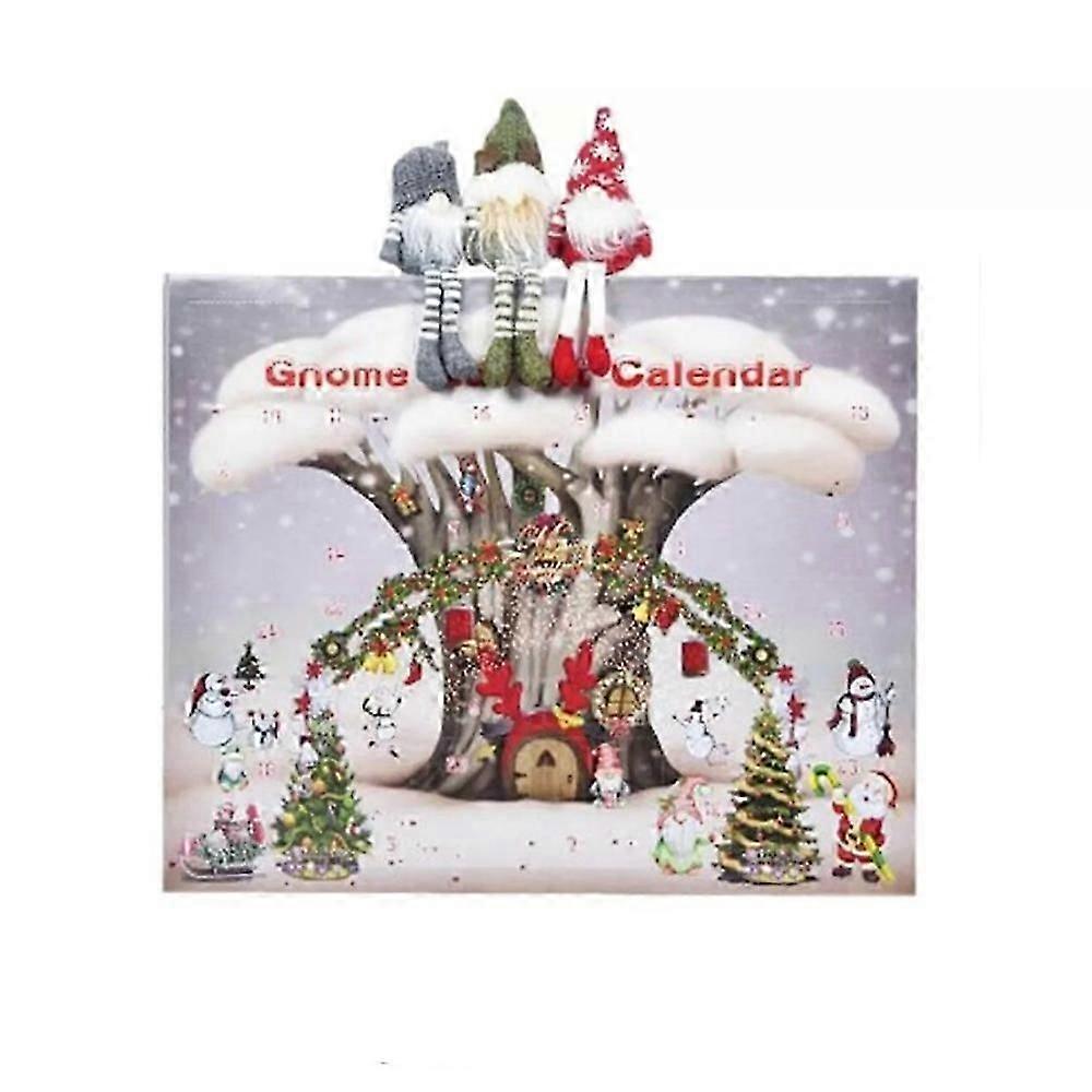 advent calendar 2024 christmas gnome 24 day plush