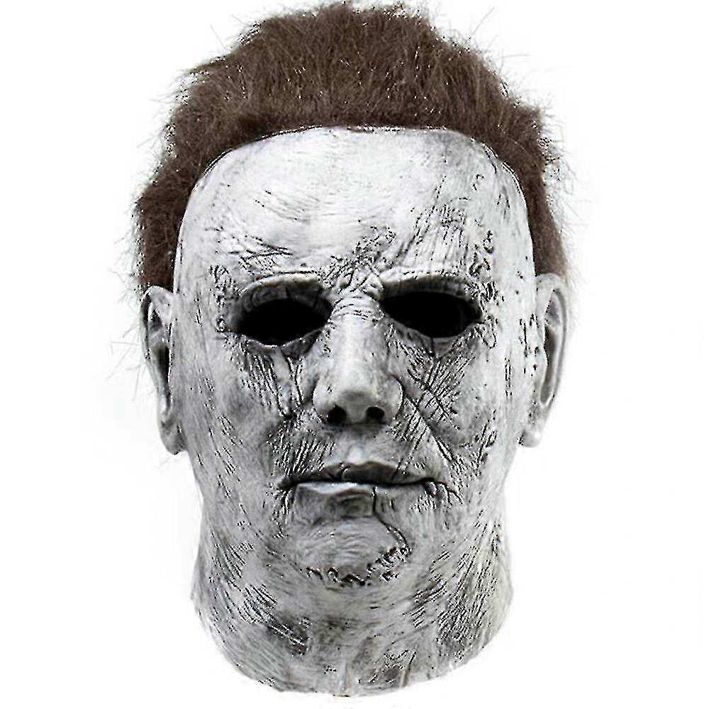 Halloween Michael Myers Horror Latex Mask Deluxe Headgear Carnival Party Fancy Dress Prop