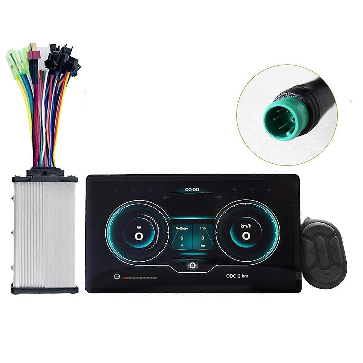 H8 Elektrofahrrad Lcd Display + Controller Bildschirmprojektion Navigation Digitale Stoppuhr Speedomete