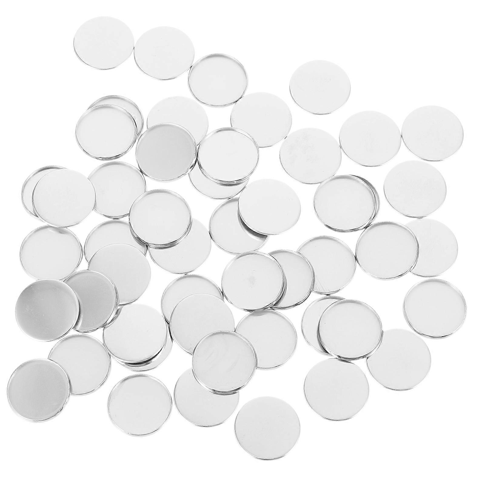 Šperky Making Doplňky Kulaté prázdné rámečky pro DIY 50ks