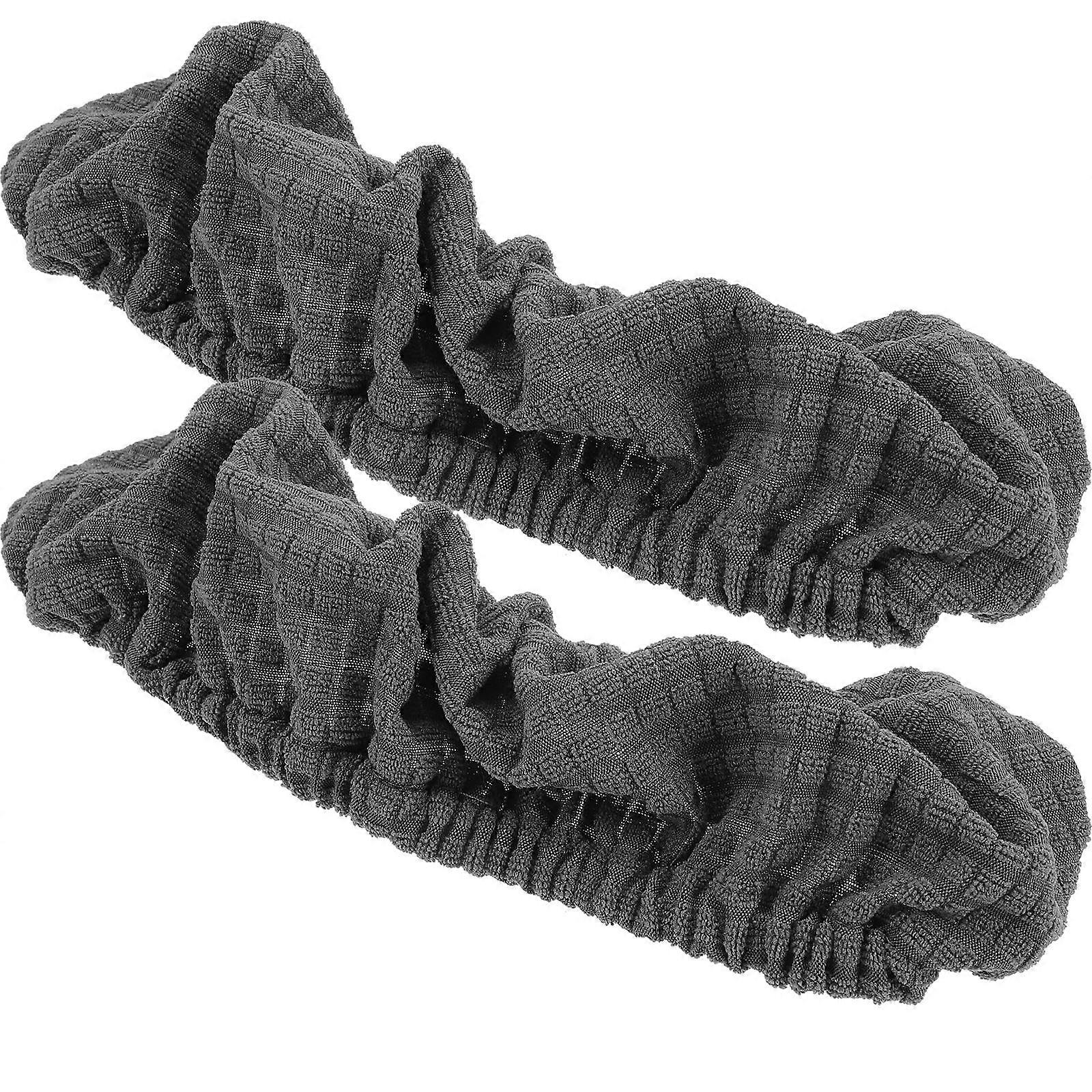 Handle Covers Protective Covers Armrest Cover for Chair 1Pair Grey Polyester