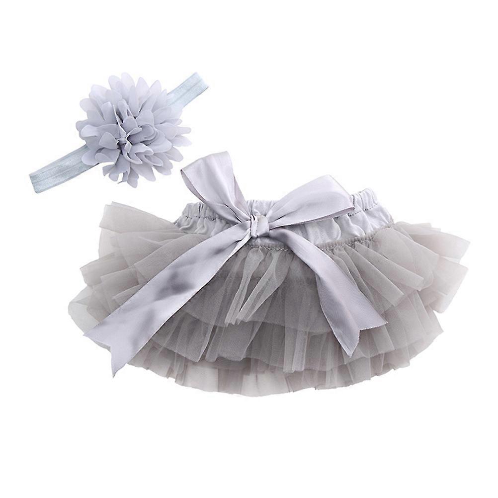 Baby Lantern Pants Tutu Skirt for Fabric with Headdress