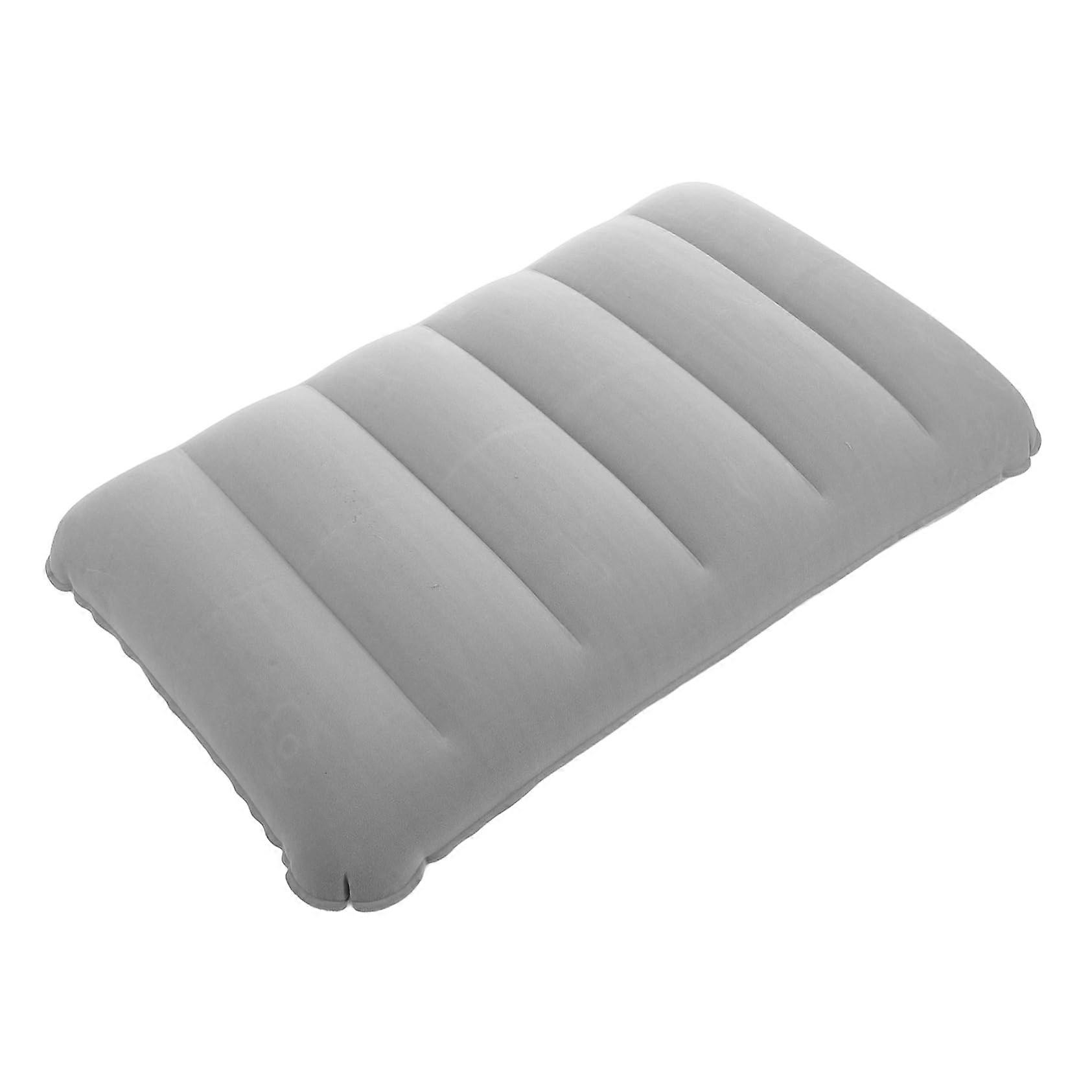 Ultralight Inflatable Camping Pillow Portable PVC Flocked for Travel Hiking