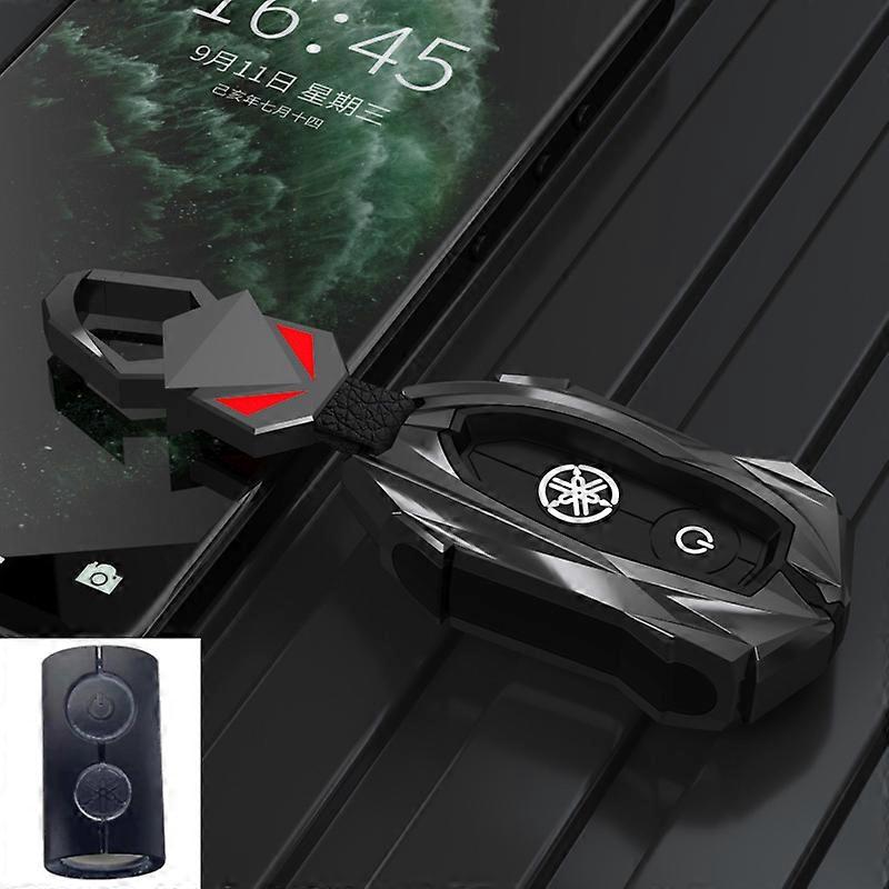 Alloy Engine Remote Key Fob Case Cover For Yamaha NVX NVX155 XMAX 250 400 QBIX AEROX JAUNS 2018 2019 2020 Bracket~05579