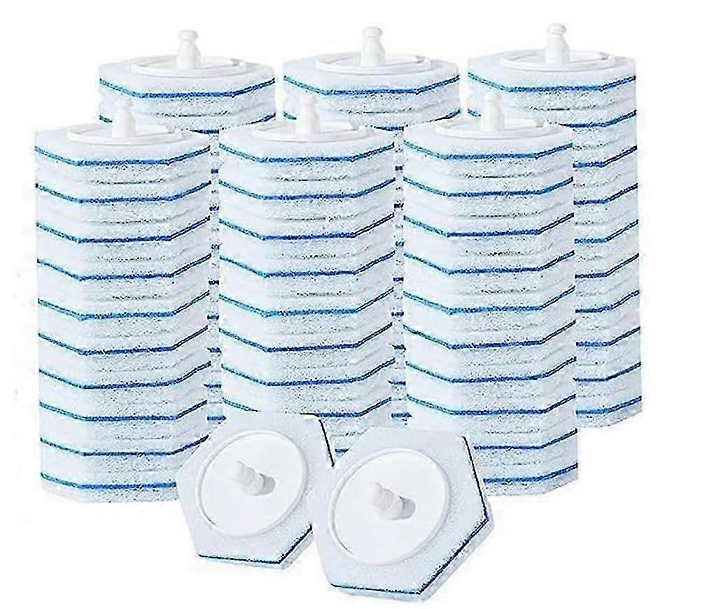 2025 Disposable Toilet Brush Heads, 50 Count Refills for Most Toilet Wands