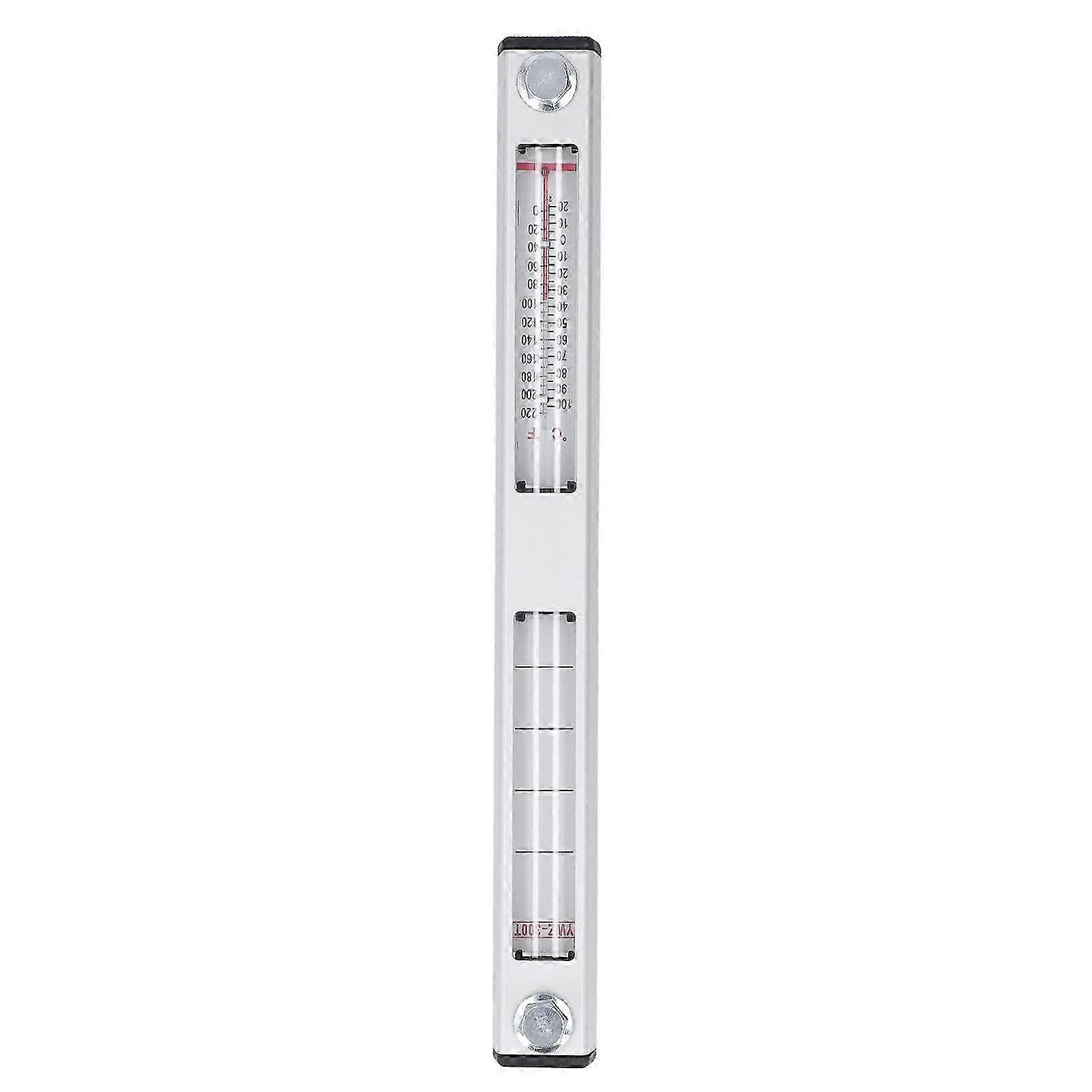2025 Hydraulic system oil level meter alloy glass self-shutter transparent display water tank level meter