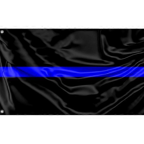 Thin Blue Line Flag Pattern 221