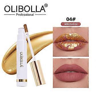 24K Gold Matte Liquid Lip Stain Peel Off Masque - Peel Off Lip Stain, Long Lasting & Waterproof Lips