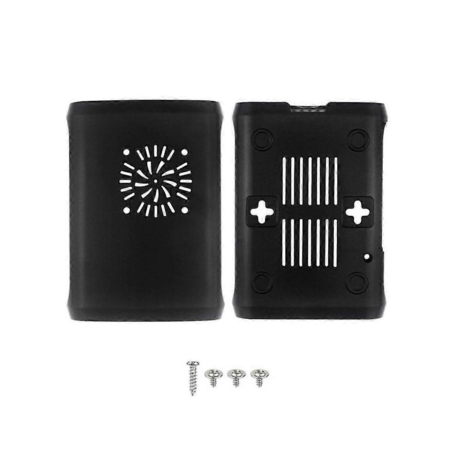 For Raspberry Pi 5 ABS Case Plastic Shell Compatible with Cooling Fan