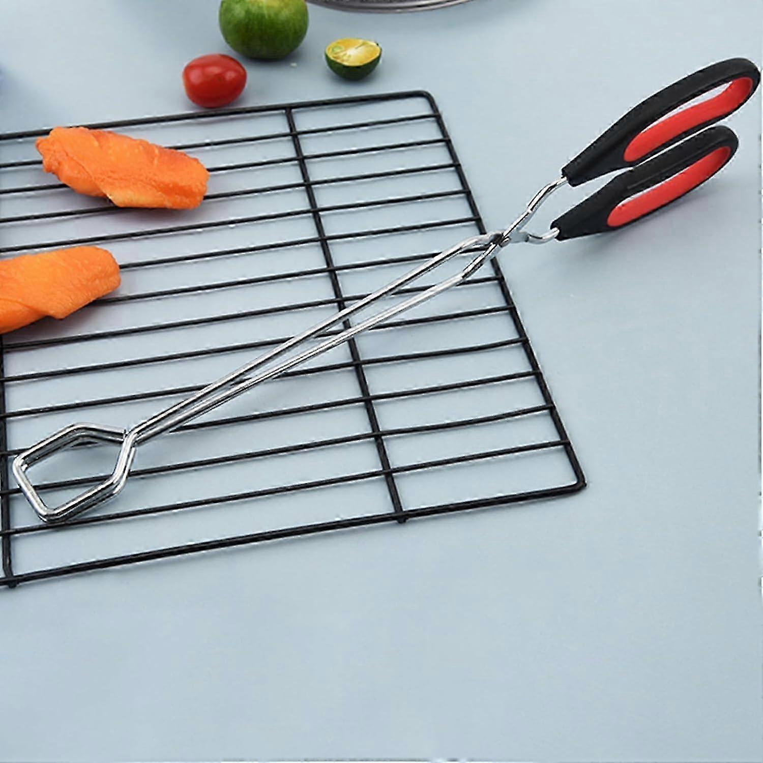 Non-Slip BBQ Tongs with Rust-Proof Coating 2025