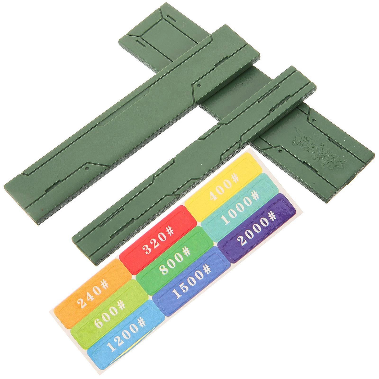Acrylic Model Polishing Boards Toy Model Sanding Tool Set 15Pcs