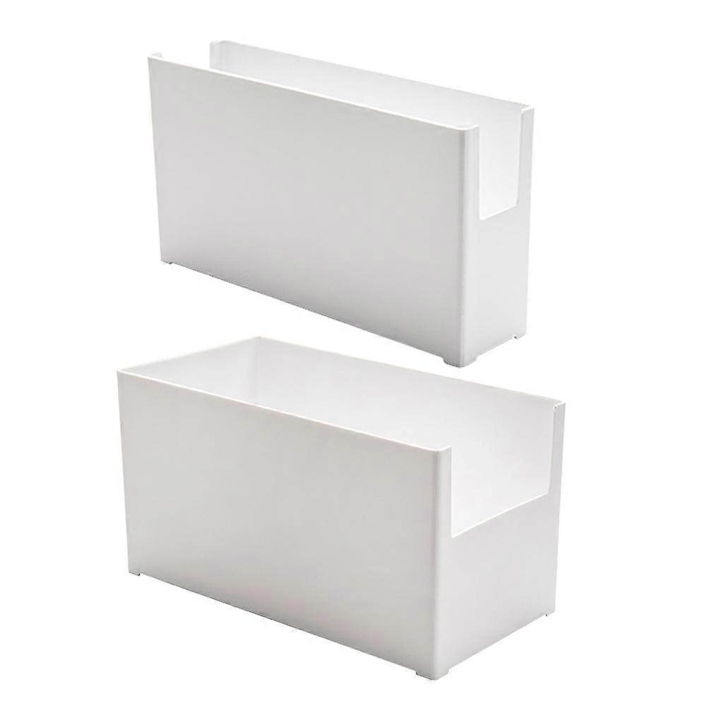 Plastic Cabinet Storage Box Utensil Organizer for Kitchen Use 2Pcs