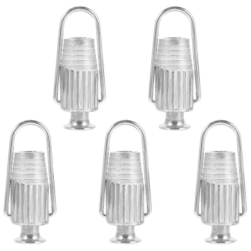 Clothesline Tensioner 5Pcs Lightweight Aluminum Alloy Tightening Device For Laundry Line Adjustment Suitable For Camping And Garden