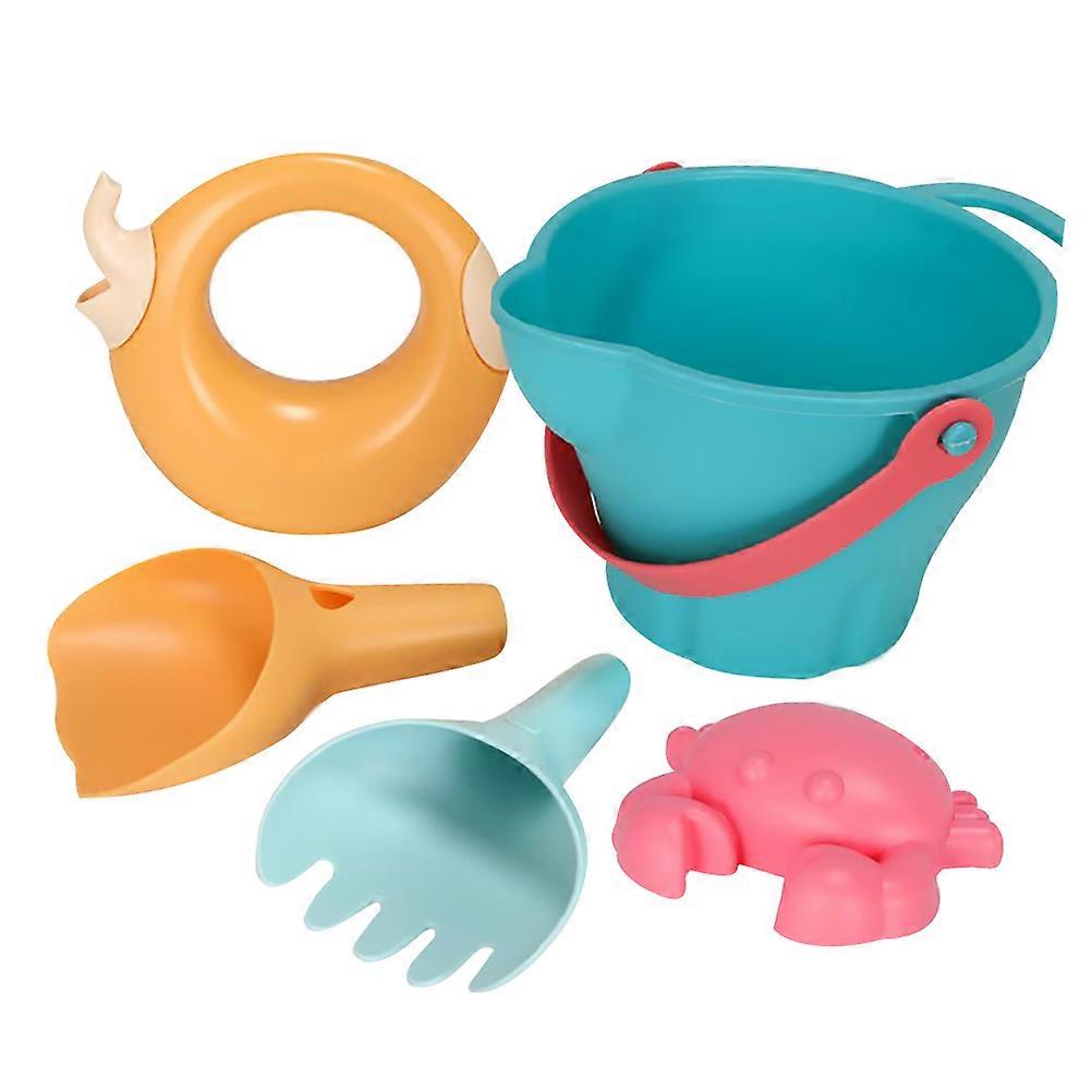 Educational Beach Sand Dredging Toys For Boys And Girls With Assorted Color And Bucket 5Pcs