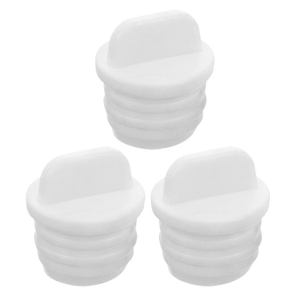 Mop Bucket Drain Plug Rubber Leakproof 3Pcs Universal Replacement Accessories